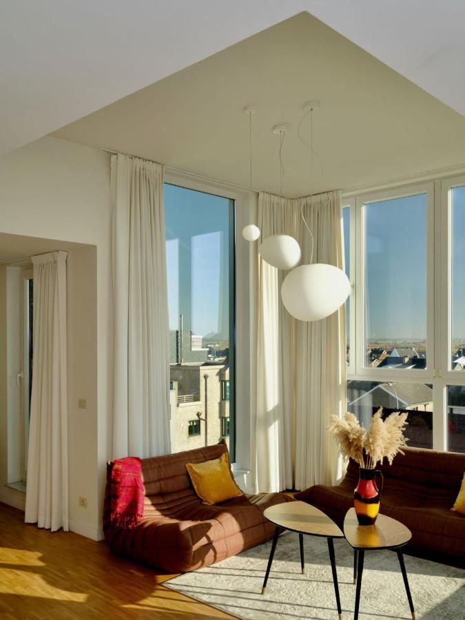 Stijlvolle En Lichtrijke Design Penthouse Met Prachtig Uitzicht Te Wenduine Apartment De Haan Ngoại thất bức ảnh