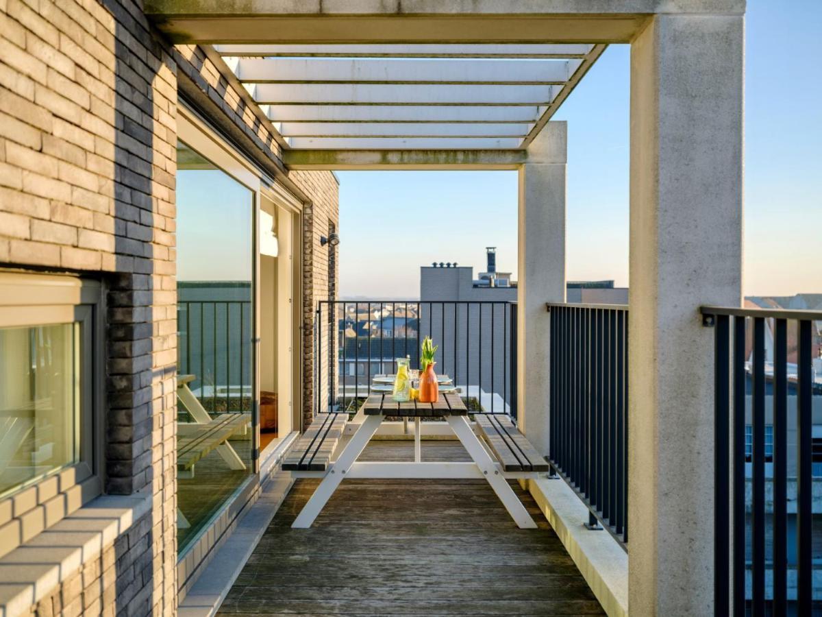 Stijlvolle En Lichtrijke Design Penthouse Met Prachtig Uitzicht Te Wenduine Apartment De Haan Ngoại thất bức ảnh