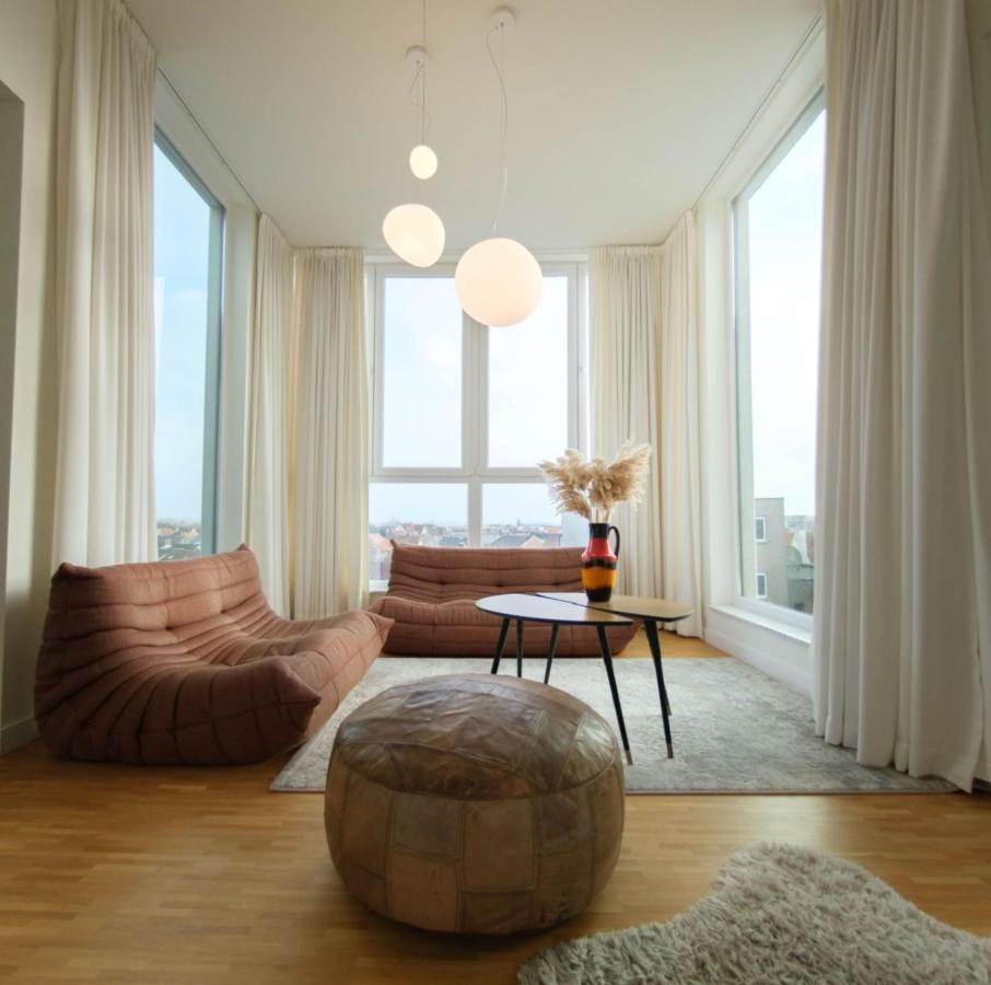 Stijlvolle En Lichtrijke Design Penthouse Met Prachtig Uitzicht Te Wenduine Apartment De Haan Ngoại thất bức ảnh