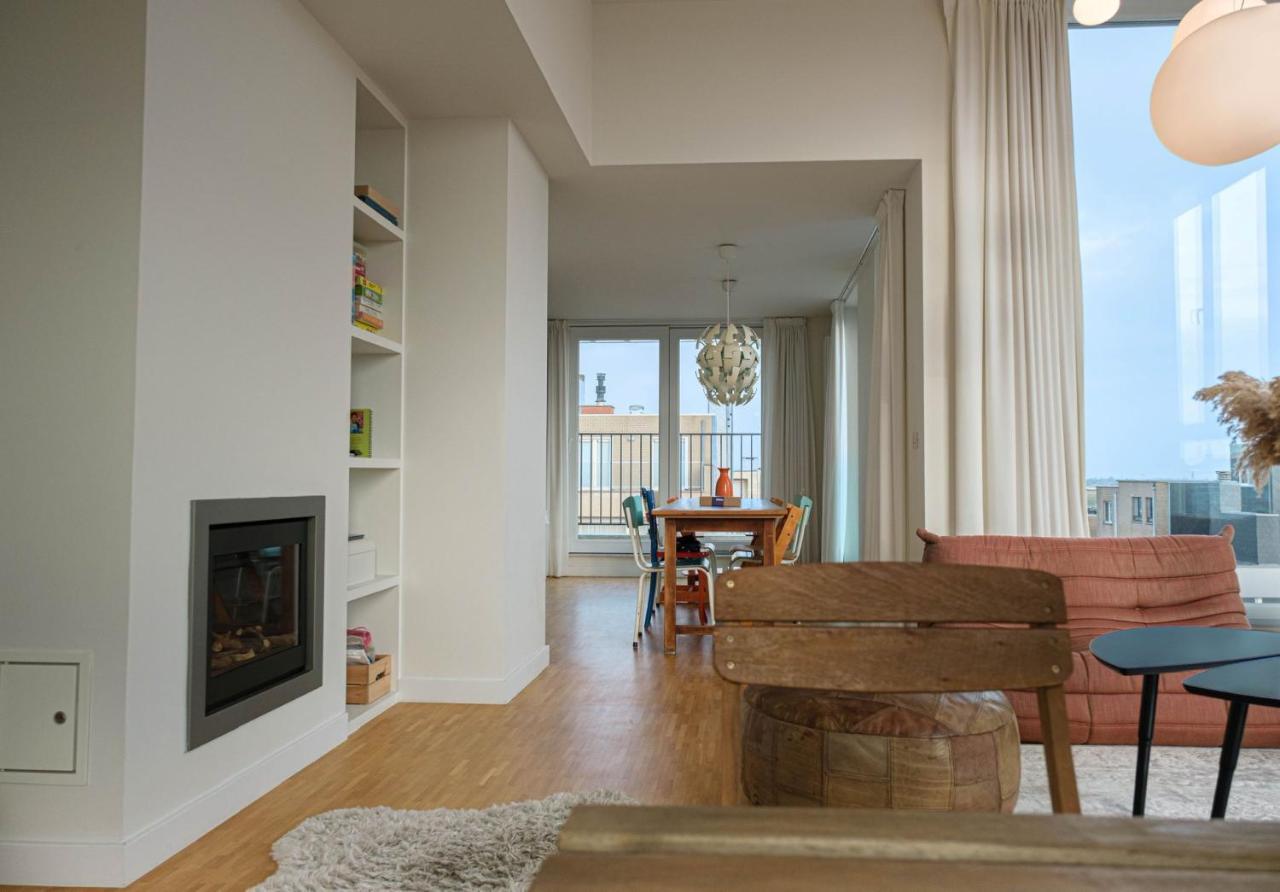 Stijlvolle En Lichtrijke Design Penthouse Met Prachtig Uitzicht Te Wenduine Apartment De Haan Ngoại thất bức ảnh